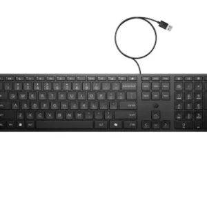 HP Keyboard 320K Wired, Culoare: Negru, Dimensiuni: 426,2 x 110,9 x 16,7 mm, Greutate: 0,45 kg, Garantie 1 an Reducere de preț