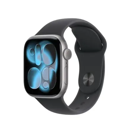 Ofertă limitată Apple Watch Series 11 GPS + Cellular 42mm Space Grey Aluminium Case with Black Sport Band - S/M