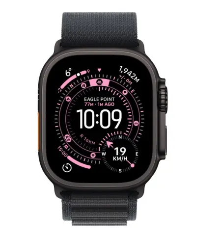 Transport gratuit Apple Watch Ultra 3 GPS + Cellular 49mm Black Titanium Case with Black Alpine Loop - Large