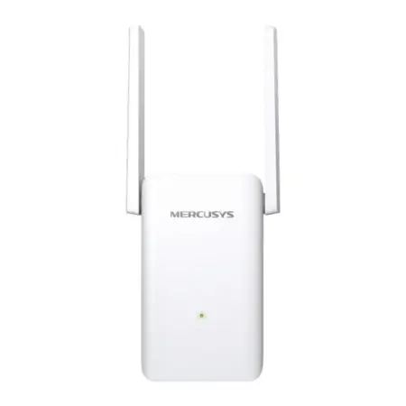 Super ofertă AX3000 Wi-Fi Range Extender SPEED: 574 Mbps at 2.4 GHz + 2402 Mbps at 5 GHz SPEC: 2× Fixed External Antennas, 1× Gigabit Port, Wall Plugged, 1024 QAM, OFDMA FEATURE: MERCUSYS APP, WPS/Reset Button, Signal Indicator, Range Extender/Access Point mode,
