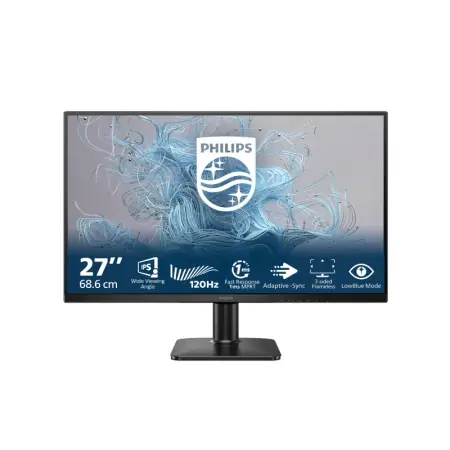 Monitor Philips 27" 27E2N1110/00, Diagonal (inch): 27, Diagonal (cm): 68, Aspect ratio: 16:9, Panel: IPS, Resolution: 1920x1080, Refresh Rate: 120Hz, Response time GtG: 4ms, Response time MPRT: 1ms, Brightness (max): 250 cd/m², Contrast (static) : Preferatul clienților