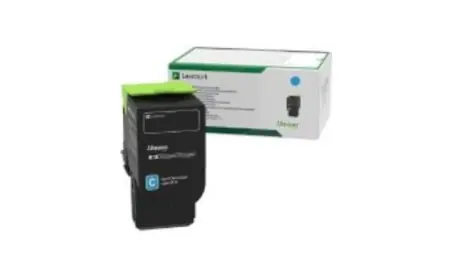 Expediere rapidă Lexmark 77L20C0 CS963, CX950, 951, 961, 962, 963, 833 Cyan Return Programme 12K Toner Cartridge