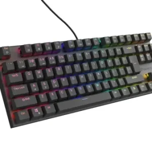 Tastatura gaming mecanica cu fir Genesis Thor 303 TKL, iluminare RGB, switch Linear, switch model Outemu Red, numar taste 87, 11 butoane multimedia, lungime cablu 1.8m, dimensiuni 355 x 136 x 36 mm, negru Plată securizată