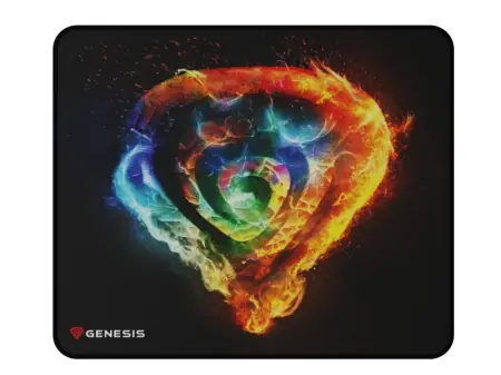 Mousepad Genesis Carbon 500 M FIRE G2, material cauciuc + material textil, dimensiuni 300 x 250 x 2.5 mm, multicolor Ofertă limitată