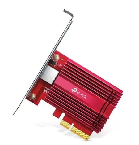 TP-LINK Adaptor de rețea 10 Gbps PCIe, Standarde și Protocoale: IEEE 802.3, IEEE 802.3u, IEEE 802.3ab, IEEE 802.3bz, IEEE802.3an, IEEE802.3az, IEEE 802.3x, Interfață: 1× Slot PCI Express 3.0 ×4, 1× Port RJ45 Gigabit/Megabit, Rate de transfer: 100 Mbps, 1 Doar azi
