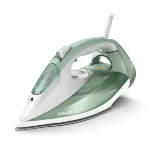 Fier de calcat Philips Azur DST7012/70, 2600W, debit de abur continuu de 45g/min si jet de abur de 220 g, talpa SteamGlide Plus, rezervor de 300ml si sistem de curatare automata cu rezervor integrat pentru calcar, verde/ gri Preț redus