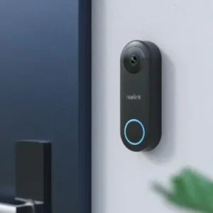 Sonerie video Reolink WiFi; D340W Rezolutie video: 5 Megapixeli (2560 × 1920) Day/night: IR cut filter Unghi de vizualizare: 180° (diagonala) Functii speciale: detectare persoane Microfon: incorporat Difuzor: incorporat Comunicare bidirectionala: Da Expediere rapidă