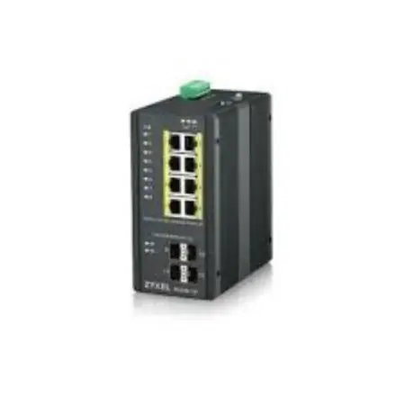 Zyxel RGS200-12P-ZZ0101F 12-port GbE Managed PoE Switch, Layer2, 8 ports100/1000 Mbps PoE, 4 ports Gigabit SFP. Preț mic