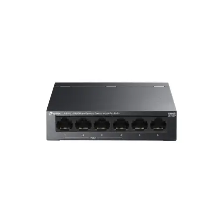 TP-LINK SWITCH LS106P, 6-Port 10/100Mbps Desktop Switch with 4-Port PoE+, 10BASE-T: UTP category 3, 4, 5 cable (maximum 100m), 100BASE-TX: UTP category 5 or above cable (maximum 100m), power input 220~240V, 50/60Hz (NV) Noutate