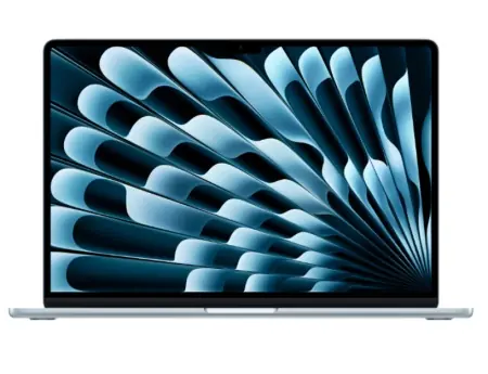 MacBook Air 15.3" Retina/Apple M4 (CPU 10-core, GPU 10-core,NeuralEngine 16-core)/16GB/256GB - Sky Blue - US English (2025) (cto from MC7A4RO/A) Noutate