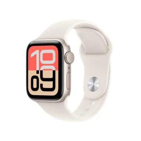 Apple Watch SE 3 GPS 40mm Starlight Aluminium Case with Starlight Sport Band - M/L Popular