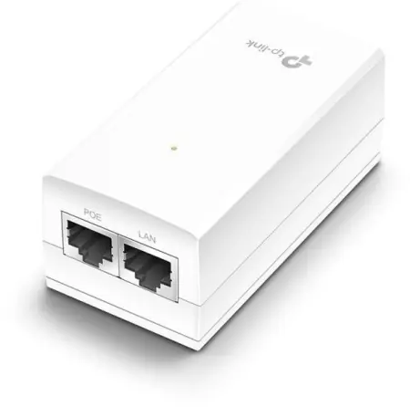 "24V Passive PoE Injector Adapter PORT: 1× Gigabit PoE Port, 1× Gigabit Non-PoE Port SPEC: Data and Power Carried over The Same Cable, 24V Power Input, 12 W PoE Power, Plastic Case" Transport gratuit