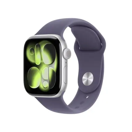 Preț mic Apple Watch Series 11 GPS + Cellular 42mm Silver Aluminium Case with Purple Fog Sport Band - S/M