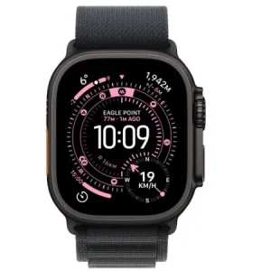 Apple Watch Ultra 3 GPS + Cellular 49mm Black Titanium Case with Black Alpine Loop - Small Cumpără acum