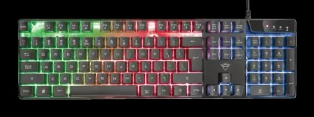 Tastatura Trust GXT 835 Azor, gaming, neagra Transport gratuit