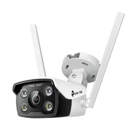 "TP-LINK VIGI 4MP Outdoor Bullet Network WIFI Camera,VIGI C340-W(4mm), 1/3""Progressive Scan CMOS, obiectiv: 4mm, F1.6, unghi vizualizare Horizontal FOV: 79°, Vertical FOV: 43°, Diagonal FOV: 93°distanta IR: 30mm, interfata : 2.4 GHz, 1 x RJ45 10/100M. Livrare rapidă