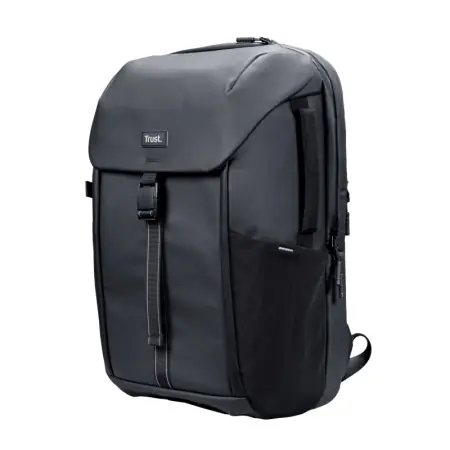 Rucsac laptop Trust Travel, dimensiune maxima laptop 17", 15 compartimente, material RPET, volum 25 L, negru Super ofertă