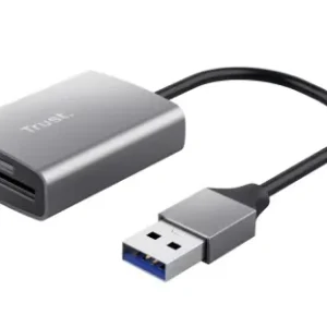 Vezi acum Cardreader USB-A Trust Dalyx Fast, carduri compatibilie micro-SD, SD, gri