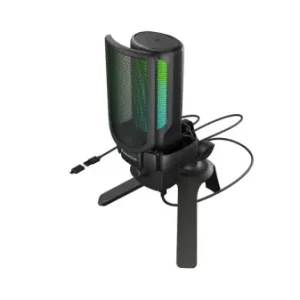 Ofertă exclusivă Microfon Genesis Radium 250, tip Condenser, model cardioid, suport fix, conectivitate USB-C, raspuns in frecventa 50 - 16.000 Hz, sensibilitate 40 dB, lungime cablu 200 cm, negru