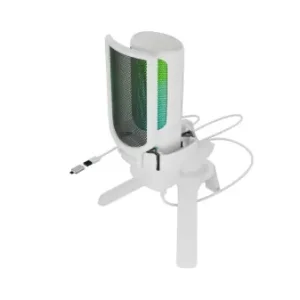 Vezi acum Microfon Genesis Radium 250, tip Condenser, model cardioid, suport fix, conectivitate USB-C, raspuns in frecventa 50 - 16.000 Hz, sensibilitate 40 dB, lungime cablu 200 cm, alb