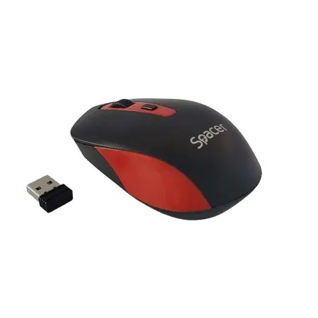 MOUSE Spacer, PC sau NB,1600 dpi, butoane/scroll 4/1, negru cu rosu Doar azi