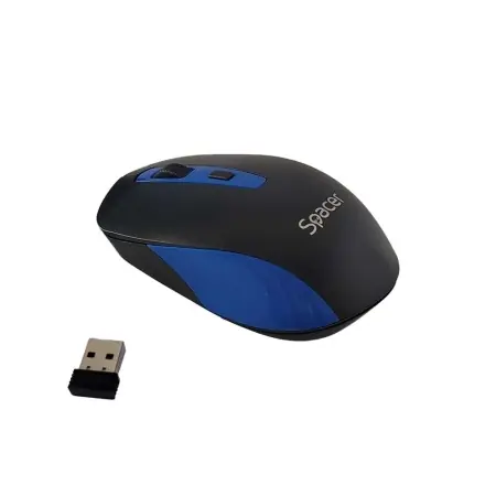 Calitate înaltă MOUSE Spacer, PC sau NB, 1600 dpi, butoane/scroll 4/1, negru cu albastru