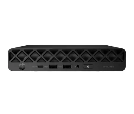 Reduceri Desktop HP ProDesk 4 G1i Desktop Mini, Intel Core Ultra 5 225T 10-Core (2.5GHz, up to 4.9GHz, 20MB), video integrat Intel UHD Graphics, RAM 16GB DDR5 5600MHz (1x16GB), SSD 512GB M.2 2280 PCIe NVMe , no ODD, LAN 10/100/1000, Intel AX211 Wi-Fi 6E +