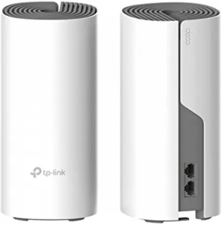 TP-Link Sistem Mesh Wi-Fi pentru întreaga casă AC1200, DECO E4(2-PACK);2 10/100Mbps WAN/LAN Ports, 1 Power Port, SDRAM: 128 MB, Flash:16 MB, 2 internal dual-band antennas per Deco unit, Standarde Wireless:IEEE 802.11 ac/n/a 5 GHz, IEEE 802.11 b/g/n 2.4 Preț promoțional