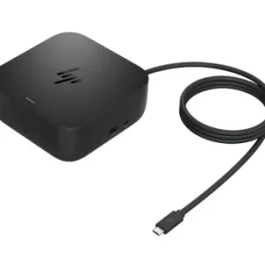Preferatul clienților HP USB-C Dock G6 100W, Porturi: 2x USB Type-C (data & 15W USB Power Delivery)/ 1x USB Type-A 10Gbs/ 2x USB Type-A 5Gbs/ 2x DisplayPort 1.4/ 1x RJ-45/ 1x HDMI 2.1, Dimensiuni: 12.1 x 12.1 x 5.1 cm, Greutate: 0.68Kg, 3yw