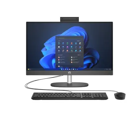 All-in-One HP ProOne 240 G10 23.8 inch Non-Touch IPS FHD (1920x1080) Anti-Glare LED UWVA 250 nits, Intel Core Ultra 7 155U 12-Core (2.1GHz, up to 4.8GHz, 12MB), video Integrat Intel Iris Xe Graphics, RAM 16GB DDR5 5600MHz (1x16GB), SSD 512GB M.2 2280 Plată sigură