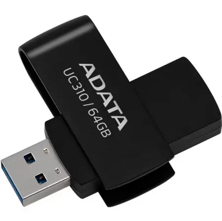 Memorie USB Flash Drive Adata 64GB USB 3.2 Negru Preț redus