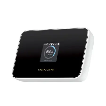 150Mbps 4G LTE Mobile Wi-Fi Build-In 150Mbps 4G LTE Modem SPEED: 287 Mbps at 2.4 GHz, 4G Cat4 150/50 Mbps SPEC: 1.44 Inch Screen Display, FDD-LTE (B1/B3/B5/B7/B8/B20/B28), TDD- LTE (B38/B40), HSPA+/UMTS (B1/B5/B8) FEATURE: Wi-Fi 6, MERCUSYS App, Build-In Preț mic