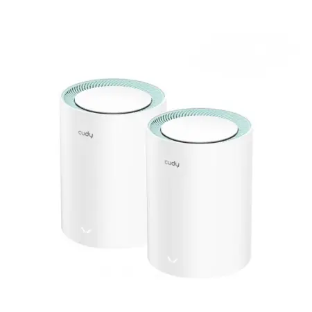 Sistem Mesh dual band wireless Gigabit Cudy ROUT-WLESS-M1300/2-CDY, 2.4/5 GHz, 867 Mbps, 120 m, 2 dispozitive Ofertă exclusivă