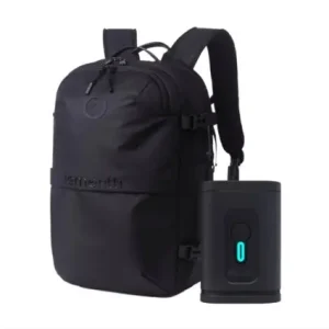 Lemontti Rucsac Smart Premium cu Vacuum si pompa vid 5 capete inclusa, 30-60L pentru cabina avion, impermeabil, doua mufe incarcare USB: USB-A si Type-C, extensie suplimentara, sistem antifurt, Negru Preț promoțional