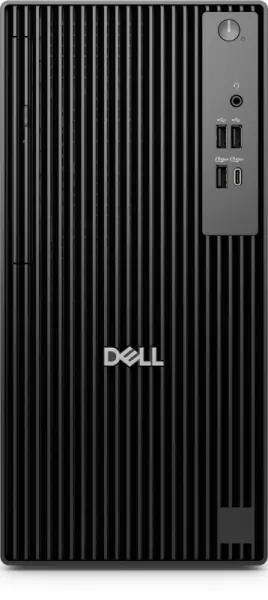 Dell Pro Tower (QCT1255), desktop tower chassis with TPM, 180W Bronze PSU, ENERGY STAR Qualified, EPEAT Silver with Climate+, AMD Ryzen 5 PRO 8600G processor (16 TOPS NPU, 6 cores, up to 5.0 GHz), Integrated Graphics, 16GB: 1 x 16 GB, DDR5, up to 4800 Plată securizată