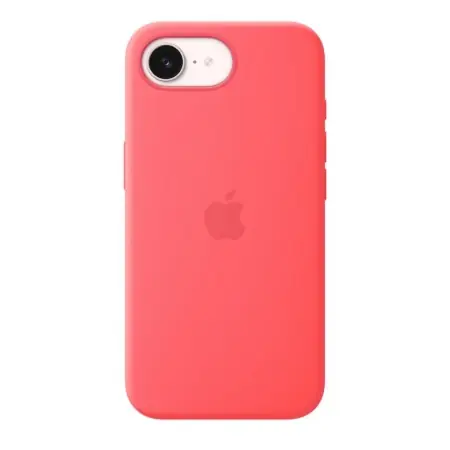 iPhone 17e Silicone Case with MagSafe – Bright Guava Preț redus