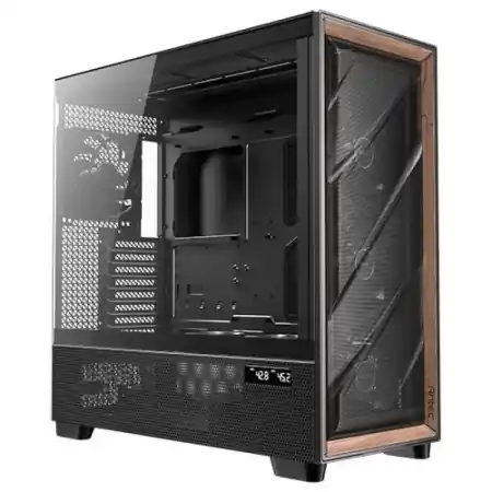 Calitate înaltă Carcasa ANTEC Flux PRO Full Tower RGB NEGRU, Tempered Glass, Sloturi Expansiune 8, Drive Bays: 4x3.5" HDD 2x2.5", Ventilatoare Suportate: 12, Ventilatoare incluse: 2x 120mm 4x140mm, Format Placa De Baza Suportat: Micro-ATX, ITX, ATX, E-ATX, Lungime