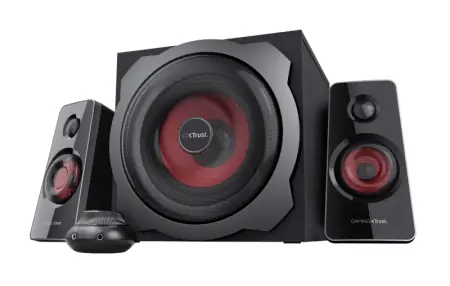 Ultima șansă Boxe Trust GXT 38 TYTAN 2.1, intrare audio 3.5 mm, Line-in, putere 120 W, frecventa raspuns 20 Hz, 20.000 Hz, negru