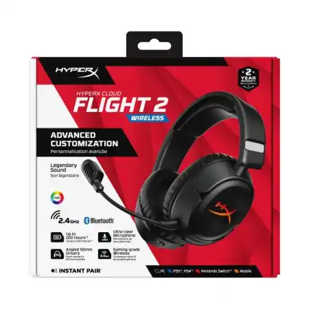 HyperX Cloud Flight 2 WL BK GAM HS Promoție