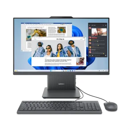 All-in-One Lenovo IdeaCentre AIO 24ARR9 23.8" FHD (1920x1080) IPS Anti-glare 250nits, 100Hz, 99% sRGB, hardware low blue light, 3-side borderless, non-touch, AMD Ryzen™ 5 7535HS (6C / 12T, 3.3 / 4.55GHz, 3MB L2 / 16MB L3), video Integrated AMD Radeon™ Reducere