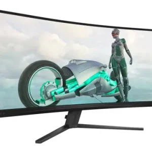 Ultima șansă Monitor Philips 34" 34M2C3500L/00, Curvature: 1500R, Diagonal (inch): 34, Aspect ratio: 21:9, Panel: VA, Resolution: 3840x2160, Refresh Rate: 180Hz, Response time GtG: 1ms, Response time MPRT: 0.5ms, Contrast (static) : 4000:1, Contrast (dynamic): Mega