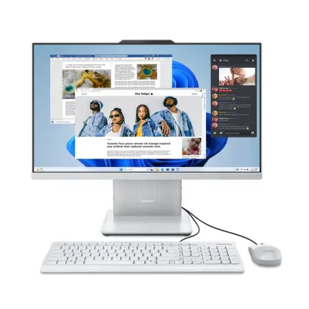 All-in-One Lenovo IdeaCentre AIO 24ARR9 23.8" FHD (1920x1080) IPS Anti-glare 250nits, 100Hz, 99% sRGB, hardware low blue light, 3-side borderless, non-touch, AMD Ryzen™ 5 7535HS (6C / 12T, 3.3 / 4.55GHz, 3MB L2 / 16MB L3), video Integrated AMD Radeon™ Ofertă limitată