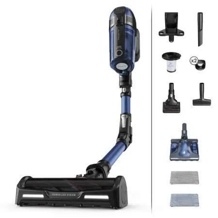 Vezi acum Aspirator vertical Rowenta X-Force Flex 12.60 Aqua RH98C0WO, 320 W, 0.9 l, Autonomie 45 minute, Albastru/Negru