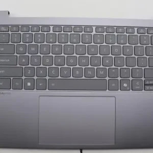 Calitate înaltă Carcasa superioara cu tastatura palmrest Laptop, Lenovo, IdeaPad Slim 5 14IRH10R Type 83J0, 5CB1Q64059, HQ25202001Z20, iluminata, Luna Grey, layout US