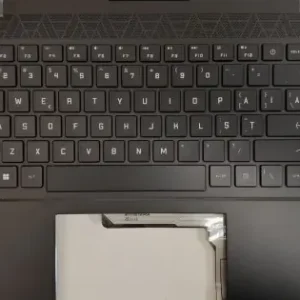 Ofertă limitată Carcasa superioara cu tastatura palmrest Laptop, HP, Omen 17-CM, 17T-CM, M57142-271, M57142-001, M57142-031, M57142-B31, KEQ46G3LTATP00, iluminata, RGB, layout US (RO)