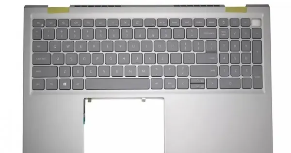 Retur ușor Carcasa superioara cu tastatura palmrest Laptop, Dell, Inspiron 15 5510, 5515, 5518, 6P0TG, 06P0TG, 505WH, 0505WH, 46M.0MZCS.0006, iluminata, layout US