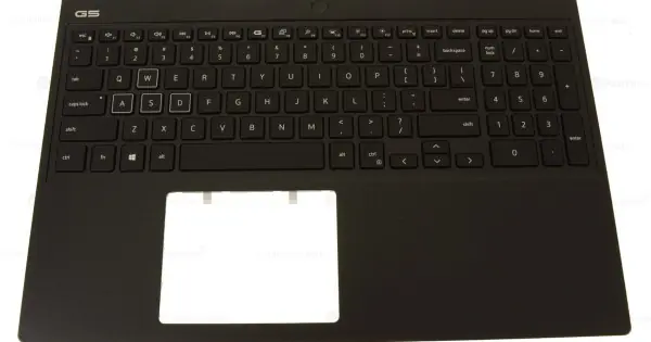 Cumpără online Carcasa superioara cu tastatura palmrest Laptop Gaming, Dell, Inspiron G5 SE 5505, 0T93MY, T93MY, TWXFJ, 0TWXFJ, 0TC0D2, 0TC0D2, 46M.0K5CS.0027, iluminata RGB, layout US