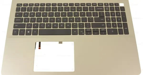 Carcasa superioara cu tastatura palmrest Laptop, Dell, Vostro 3500, 3501, (an 2021), 06NKT0, 6NKT0, AP2X20002A1, FA2X2000GA0-1, iluminata, argintie, port USB-C, layout US Ofertă specială