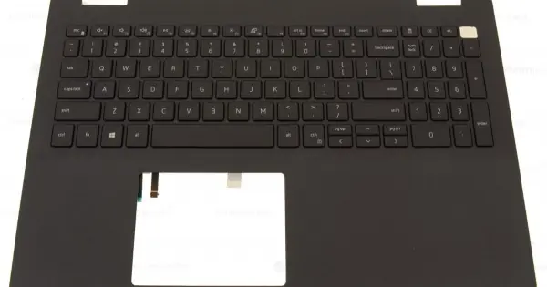 Preț mic Carcasa superioara cu tastatura palmrest Laptop, Dell, Vostro 3500, 3501, (an 2021), NY3CT, 1FRFK, iluminata, neagra, fara port USB-C, layout US