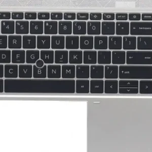Preferatul clienților Carcasa superioara cu tastatura palmrest Laptop, HP, EliteBook 850 G8, 855 G8, iluminata, argintie, layout US